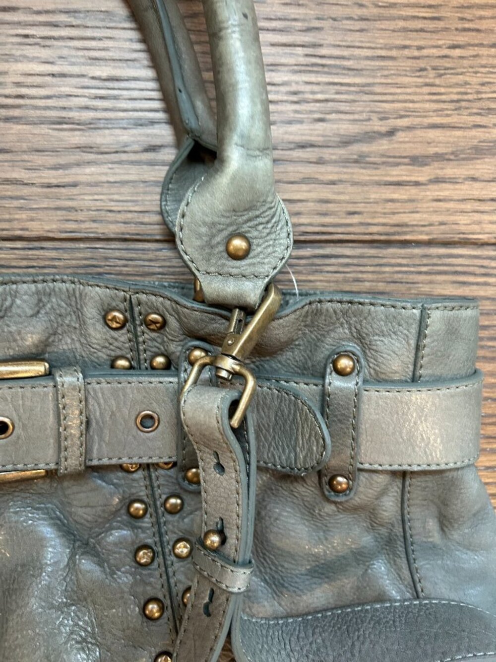 Free People Belted Leather Bag - Sample! Not available online - Picture 6 of 7